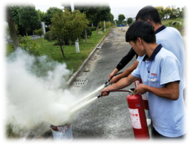 公司进行消防安全培训